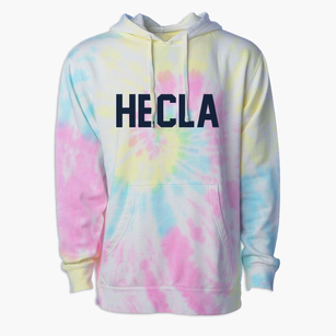 Hecla South Dakota Classic Block Premium Tie-Dye Hoodie