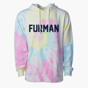 Furman South Carolina Classic Block Premium Tie-Dye Hoodie