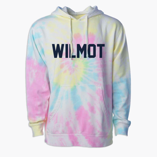 Wilmot Wisconsin Classic Block Premium Tie-Dye Hoodie