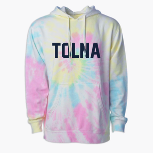 Tolna North Dakota Classic Block Premium Tie-Dye Hoodie