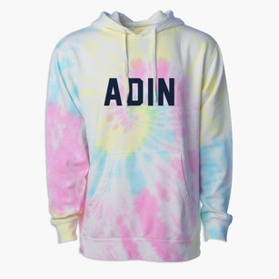 Adin California Classic Block Premium Tie-Dye Hoodie