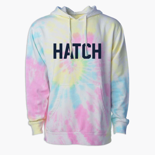 Hatch Utah Classic Block Premium Tie-Dye Hoodie