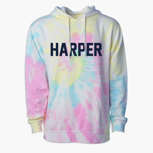 Harper Iowa Classic Block Premium Tie-Dye Hoodie