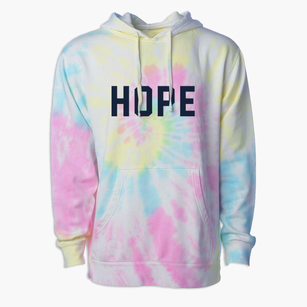 Hope Idaho Classic Block Premium Tie-Dye Hoodie
