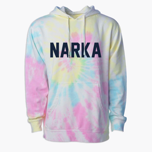 Narka Kansas Classic Block Premium Tie-Dye Hoodie