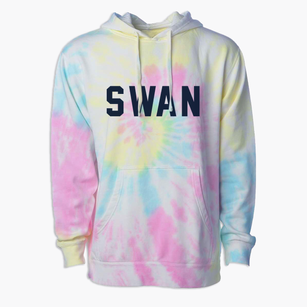 Swan Iowa Classic Block Premium Tie-Dye Hoodie