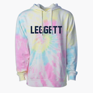 Leggett North Carolina Classic Block Premium Tie-Dye Hoodie