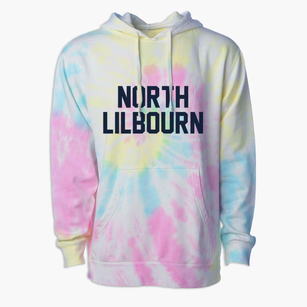 North Lilbourn Missouri Classic Block Premium Tie-Dye Hoodie