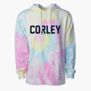 Corley Iowa Classic Block Premium Tie-Dye Hoodie