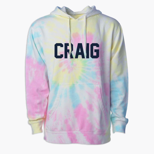 Craig Montana Classic Block Premium Tie-Dye Hoodie
