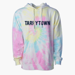 Tarrytown New York Classic Block Premium Tie-Dye Hoodie