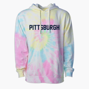 Pittsburgh Pennsylvania Classic Block Premium Tie-Dye Hoodie