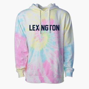 Lexington Nebraska Classic Block Premium Tie-Dye Hoodie