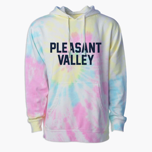 Pleasant Valley New York Classic Block Premium Tie-Dye Hoodie