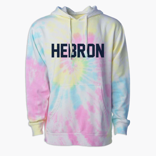 Hebron Connecticut Classic Block Premium Tie-Dye Hoodie