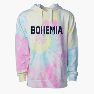 Bohemia New York Classic Block Premium Tie-Dye Hoodie