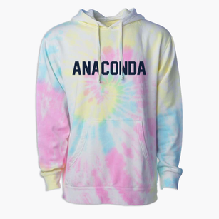 Anaconda Montana Classic Block Premium Tie-Dye Hoodie