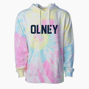 Olney Illinois Classic Block Premium Tie-Dye Hoodie