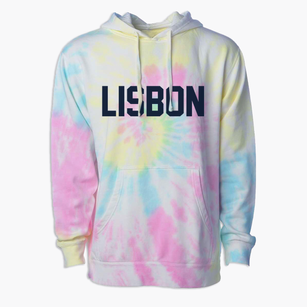 Lisbon Maine Classic Block Premium Tie-Dye Hoodie