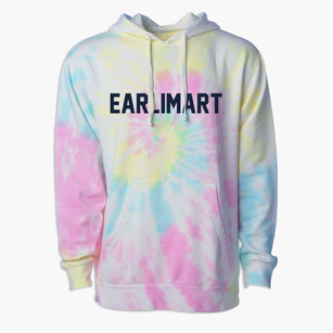 Earlimart California Classic Block Premium Tie-Dye Hoodie