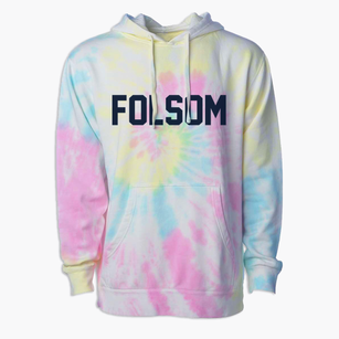Folsom Pennsylvania Classic Block Premium Tie-Dye Hoodie