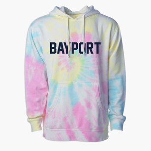 Bayport New York Classic Block Premium Tie-Dye Hoodie