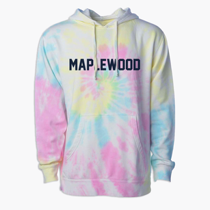 Maplewood Missouri Classic Block Premium Tie-Dye Hoodie