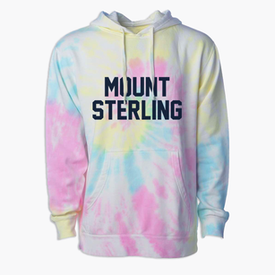 Mount Sterling Kentucky Classic Block Premium Tie-Dye Hoodie