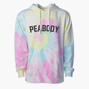 Peabody Massachusetts Classic Curve Premium Tie-Dye Hoodie