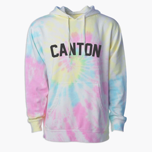 Canton Texas Classic Curve Premium Tie-Dye Hoodie