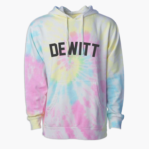 Dewitt Arkansas Classic Curve Premium Tie-Dye Hoodie