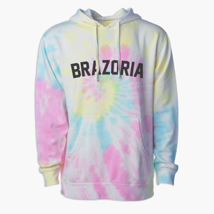 Brazoria Texas Classic Curve Premium Tie-Dye Hoodie