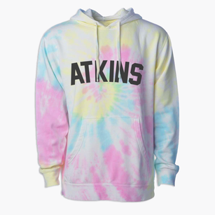 Atkins Arkansas Classic Curve Premium Tie-Dye Hoodie