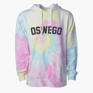 Oswego Illinois Classic Curve Premium Tie-Dye Hoodie