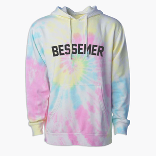 Bessemer Michigan Classic Curve Premium Tie-Dye Hoodie