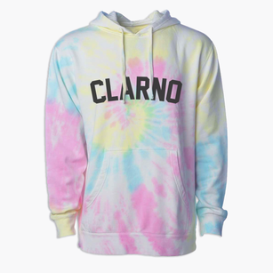 Clarno Wisconsin Classic Curve Premium Tie-Dye Hoodie