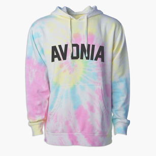 Avonia Pennsylvania Classic Curve Premium Tie-Dye Hoodie
