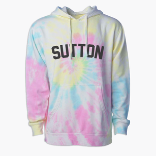 Sutton West Virginia Classic Curve Premium Tie-Dye Hoodie