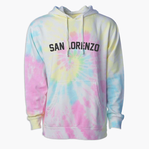 San Lorenzo California Classic Curve Premium Tie-Dye Hoodie