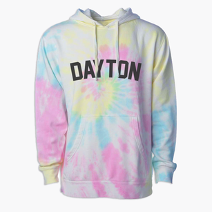 Dayton Iowa Classic Curve Premium Tie-Dye Hoodie