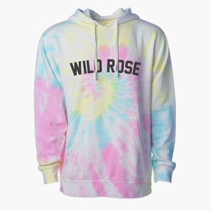 Wild Rose Wisconsin Classic Curve Premium Tie-Dye Hoodie