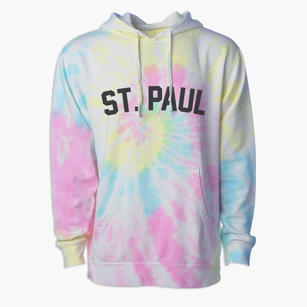 St. Paul Kansas Classic Curve Premium Tie-Dye Hoodie
