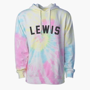 Lewis Kansas Classic Curve Premium Tie-Dye Hoodie