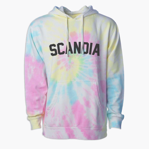 Scandia Kansas Classic Curve Premium Tie-Dye Hoodie