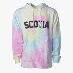 Scotia Nebraska Classic Curve Premium Tie-Dye Hoodie