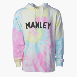 Manley Nebraska Classic Curve Premium Tie-Dye Hoodie