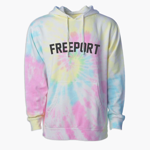 Freeport Kansas Classic Curve Premium Tie-Dye Hoodie