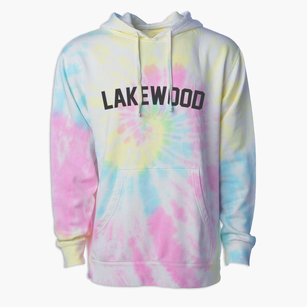 Lakewood California Classic Curve Premium Tie-Dye Hoodie
