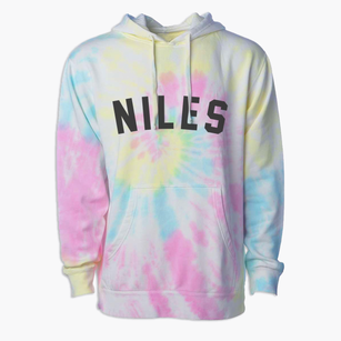 Niles Michigan Classic Curve Premium Tie-Dye Hoodie