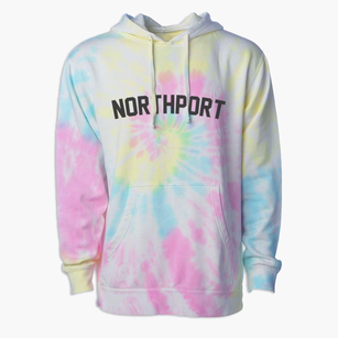 Northport New York Classic Curve Premium Tie-Dye Hoodie